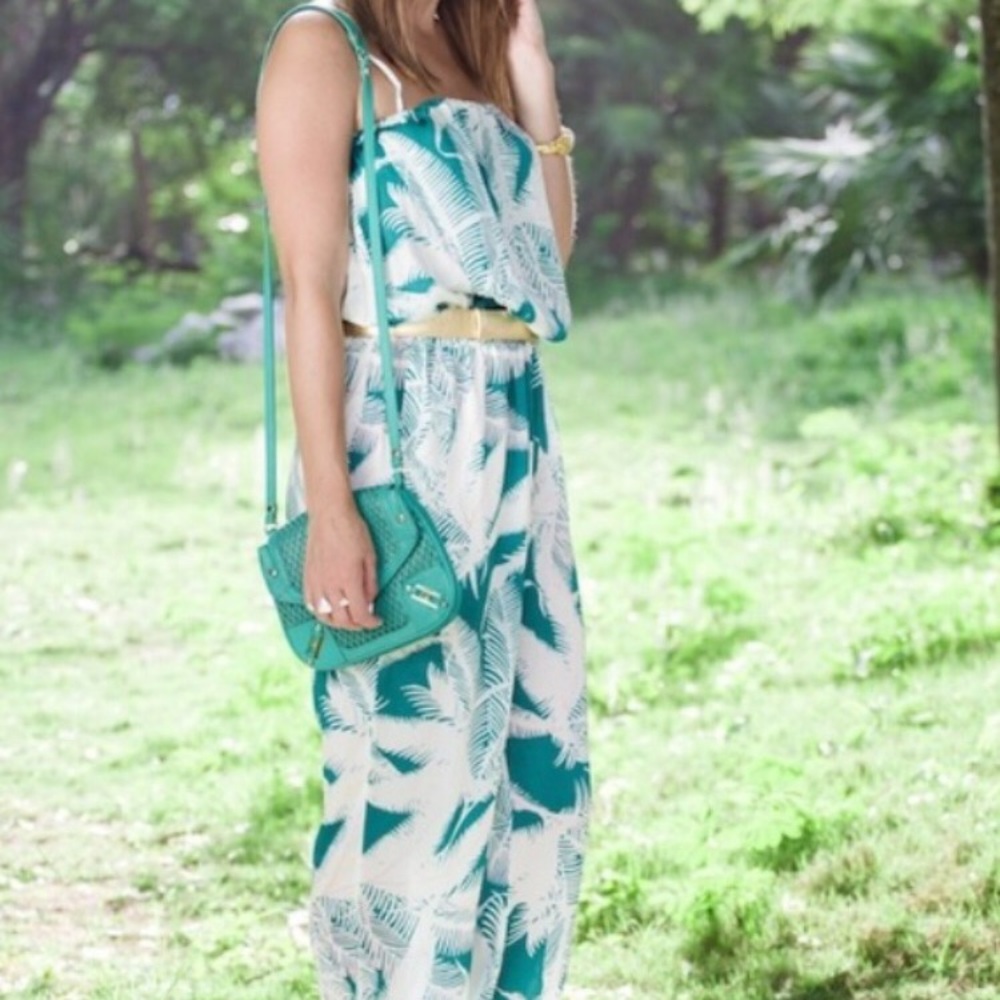 J. Crew Palm Jumpsuit